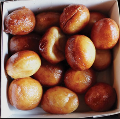 Maple Syrup-Soaked Doughnuts