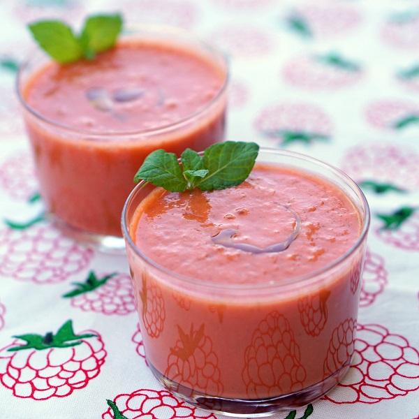 Watermelon Gazpacho (Cold Soup)