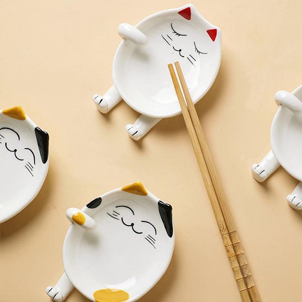 Zerodeko Cat Ceramic Spoon Rest